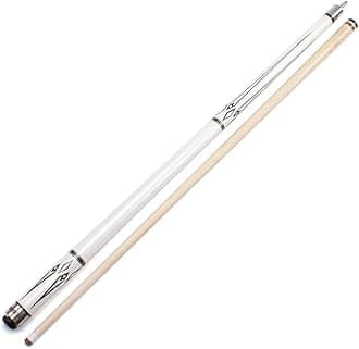 GSE Games & Sports Expert 58" 2-Piece Canadian Maple Billiard Pool Cue Stick, 18-21oz