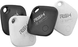 Air Tracker Tag for Android 4 Pack Luggage Tracker Tags Works with Google Find Hub App, Bluetooth Tracker Key Finder and Item Locator for Luggage, Backpack, Suitcases, Replaceable Battery