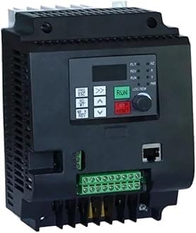 Frequency Inverter 220V to 380V 4KW Single Phase to Three Phase Inverter VFD 5hp Inverter Frequency Converter Frequenc Drive Motor Speed(2.2kw 3HP,1ph220V)
