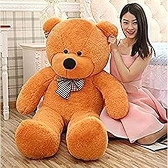 BHAGWATI Brown Teddy Bear Plush Stuffed Animals Soft Toys, Huggable Teddy Bear, Birthday Gift for Boys, Girls, Wife, Girlfriend, Women, Kids Valentine's Christmas Gift (3 Feet, Brown)